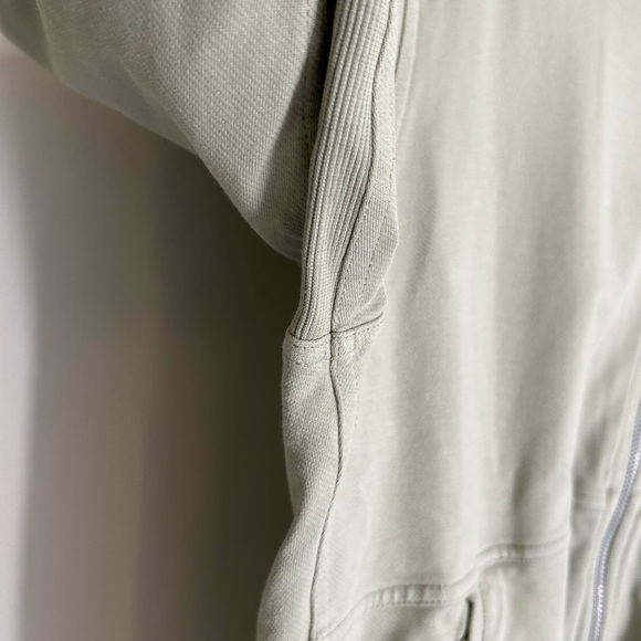 ATHLETA Sage Green Bomber Jacket Full Zip Athleisure Casual Comfort Active | M - Picture 5 of 16